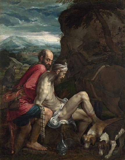 Follower of Jacopo da Ponte The Good Samaritan Germany oil painting art